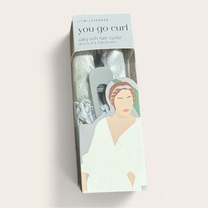 Lemon Lavender "you go curl" Silky Soft Hair Curler with Clips & Srunchies